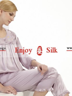 Women's Silk Pajamas | Long Sleeve-915
