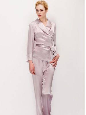 Stylish Silk Pajamas for Women-thumbnail