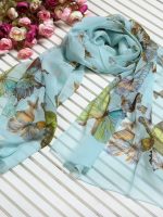 Silk Scarves - Long Silk Scarf - Silk Georgette #195