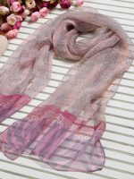 Silk Scarves - Long Silk Scarf - Silk Georgette #204