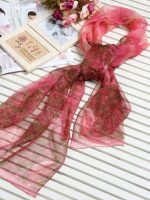 Silk Scarves - Long Silk Scarf - Silk Georgette #206
