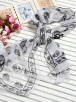 Silk Scarves - Long Silk Scarf - Silk Georgette #215