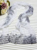 Silk Scarves - Long Silk Scarf - Silk Georgette #238