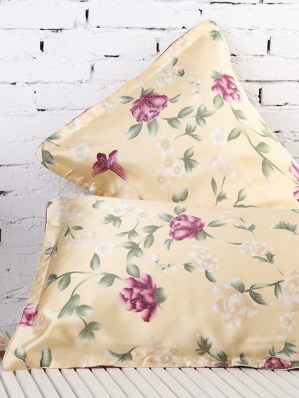 Upgraded 100% Mulberry Silk Pillowcase for Hair and Skin, More Soft & Durable