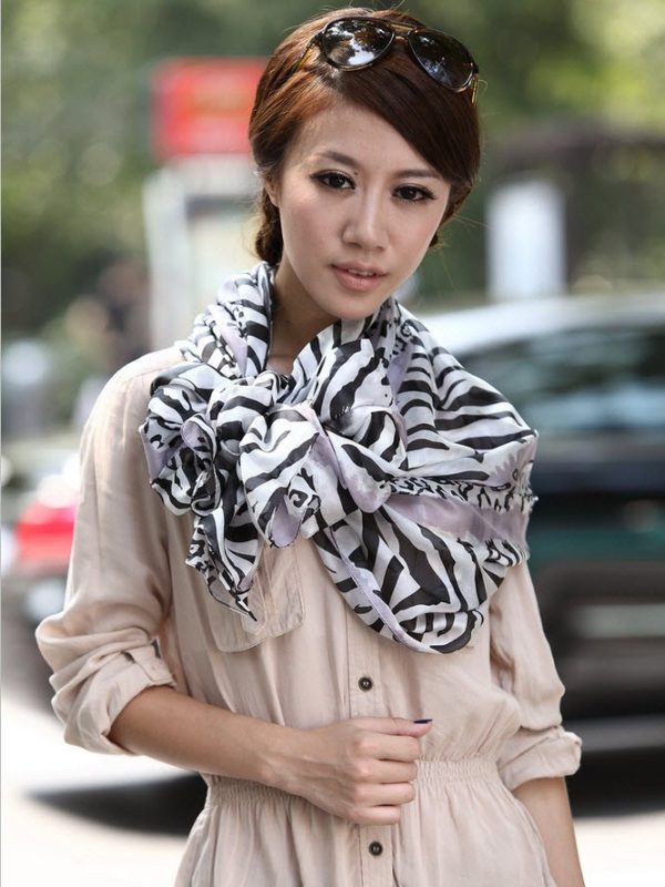 Silk Scarves | Long Silk Scarf #282