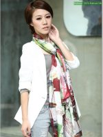Silk Scarves | Long Silk Scarf #286