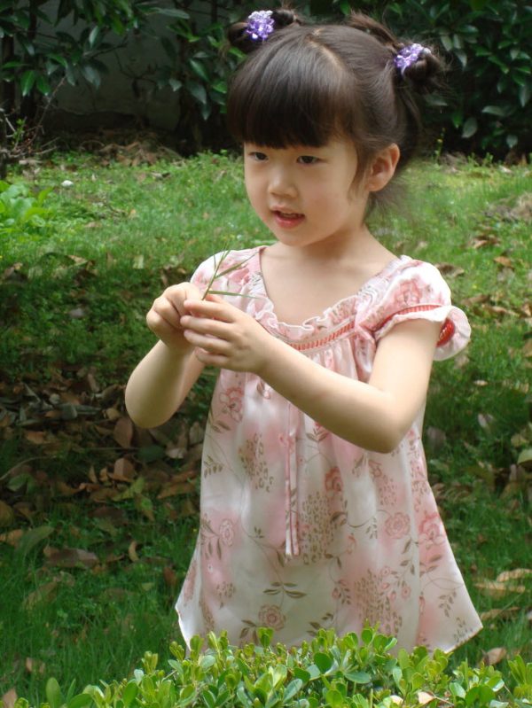 Silk Pajamas Set for Little Girls