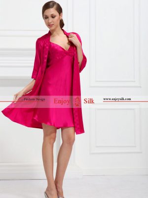 Silk Chemise & Robe Set | Silk Loungewear Set