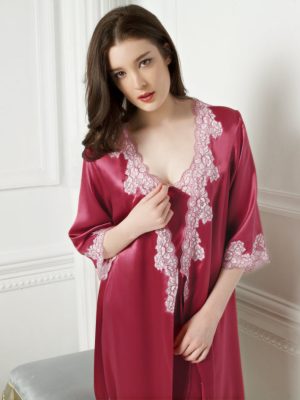 Silk Chemises | Silk Robe-1332
