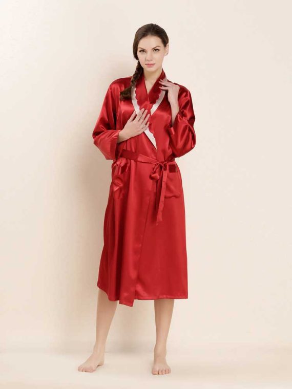 Luxury Matching Silk Robes His and Hers