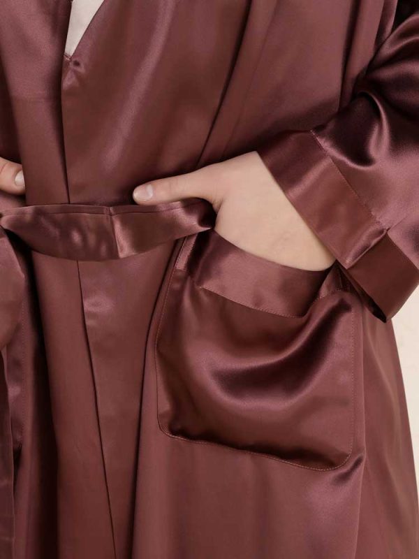 Luxury Matching Silk Robes His and Hers