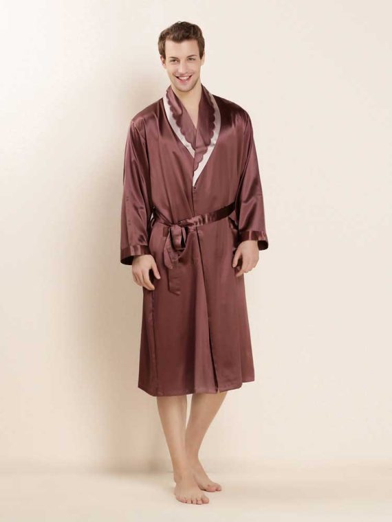 Luxury Matching Silk Robes His and Hers