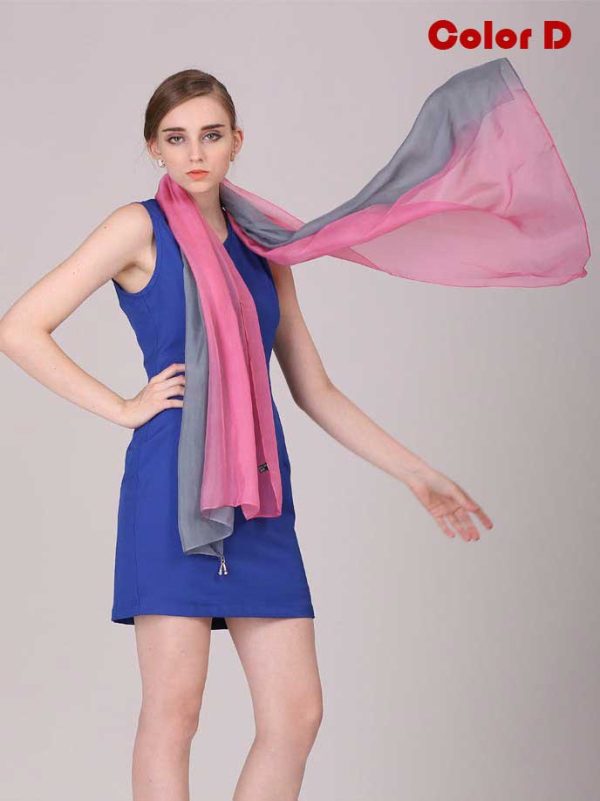 Gradient Silk Scarves | Long Silk Scarf
