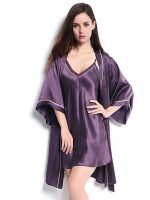 Silk chemise & Silk Nightgown Kimono, Silk Robe