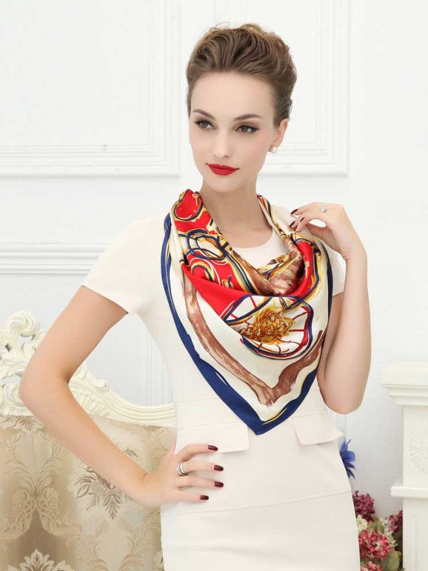New Women Big Square Large Scarf Wrap 35"*35" Printing shawl