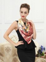 New 100% Pure Silk Scarf Square Fashion Women Wrap