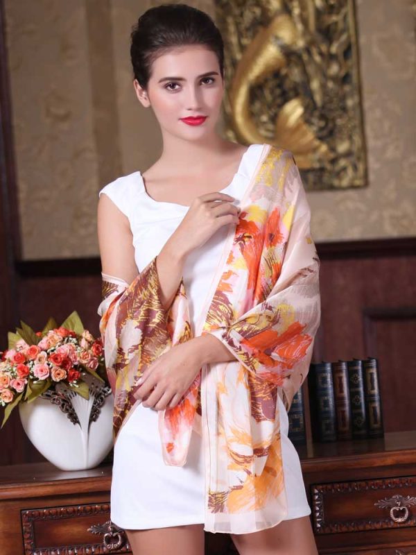 Long Silk Scarf, Long Scarf