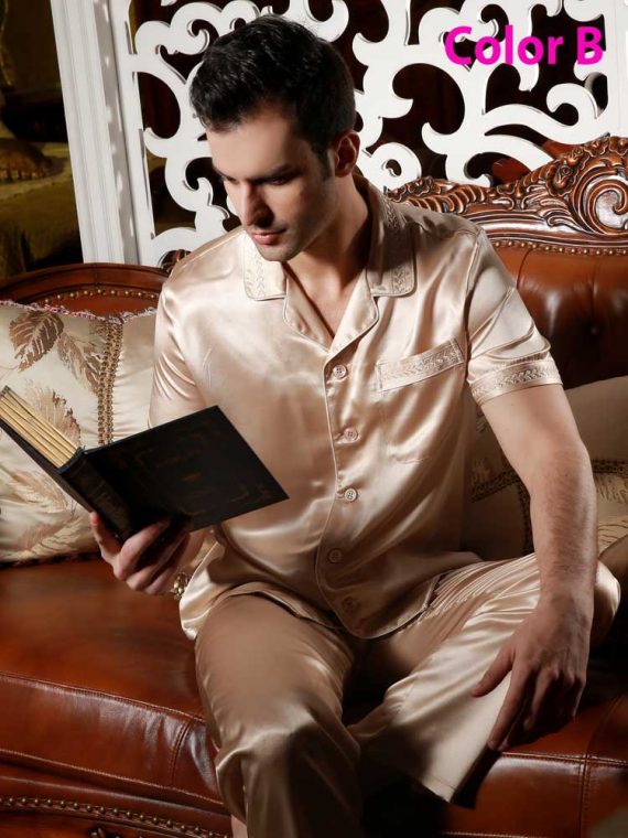 Silk Loungewear For Men, Pajama Set