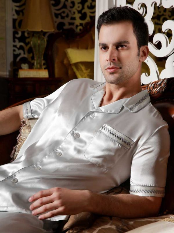 Silk Loungewear For Men, Pajama Set
