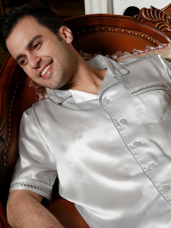 Silk Loungewear For Men, Pajama Set