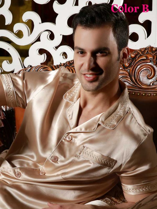 Silk Loungewear For Men, Pajama Set