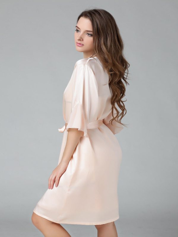 Silk Chemise, Silk Robe Set