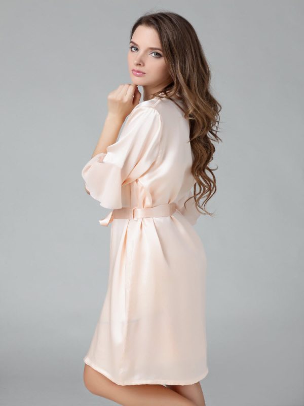 Silk Chemise, Silk Robe Set