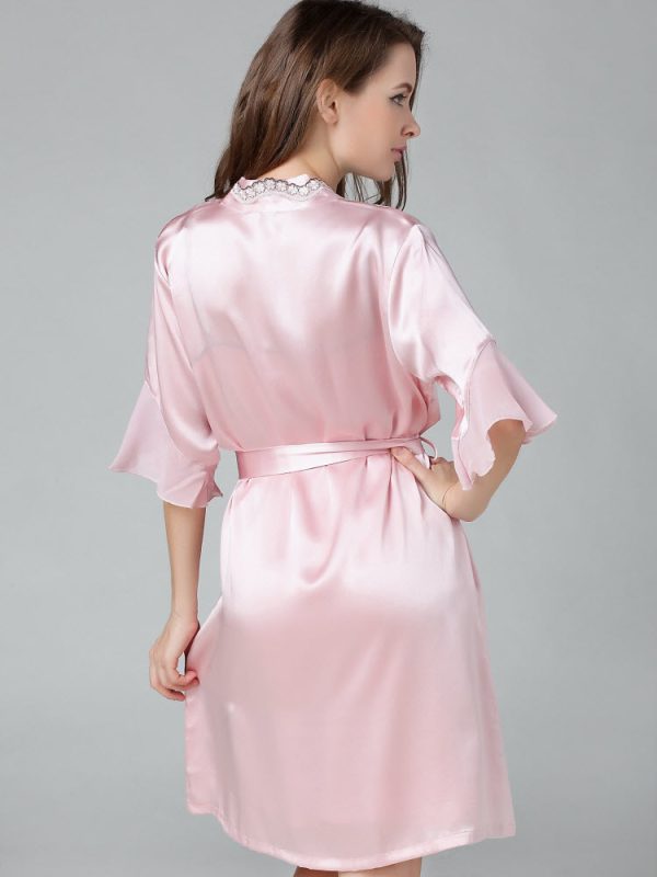 Silk Chemise, Silk Robe Set