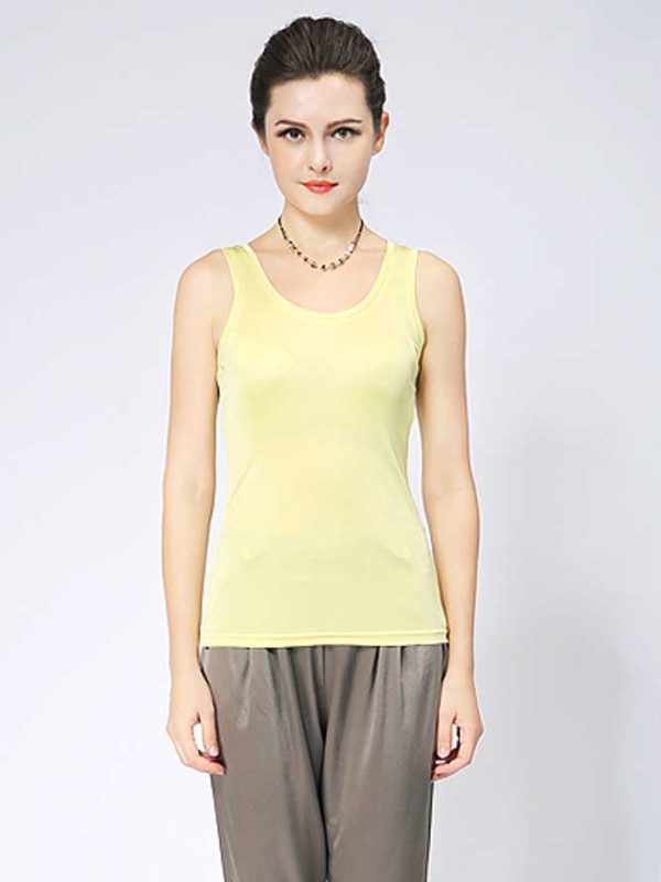 Silk Vests With Wide Straps, Womens Cami