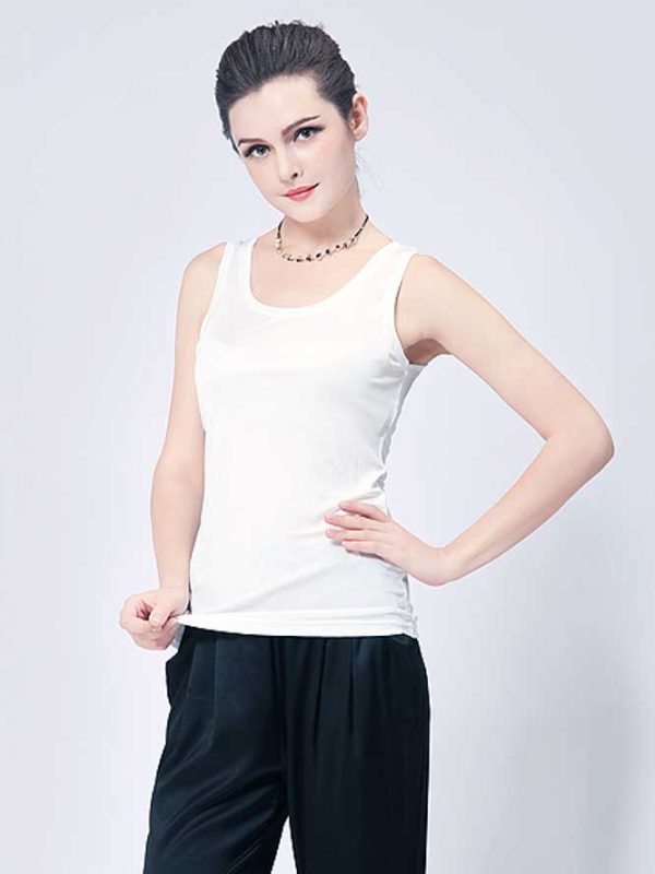 Silk Vests With Wide Straps, Womens Cami