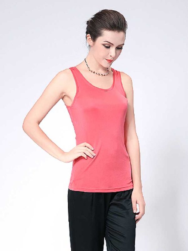 Silk Vests With Wide Straps, Womens Cami