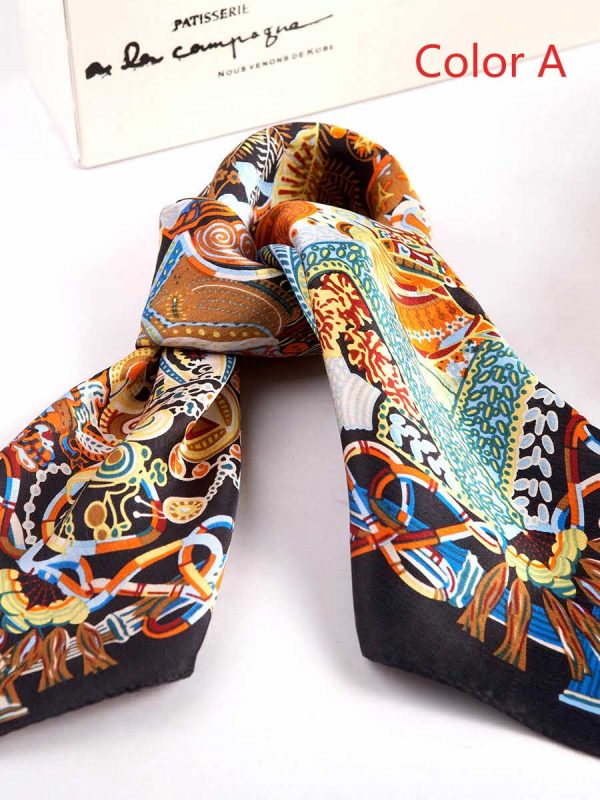 Silk Scarf | Small Square Silk Scarves #2015