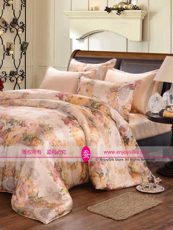 19mm Seamless 100% Silk Duvet Cover | Flat Sheet | Pillowcase Bedding Set