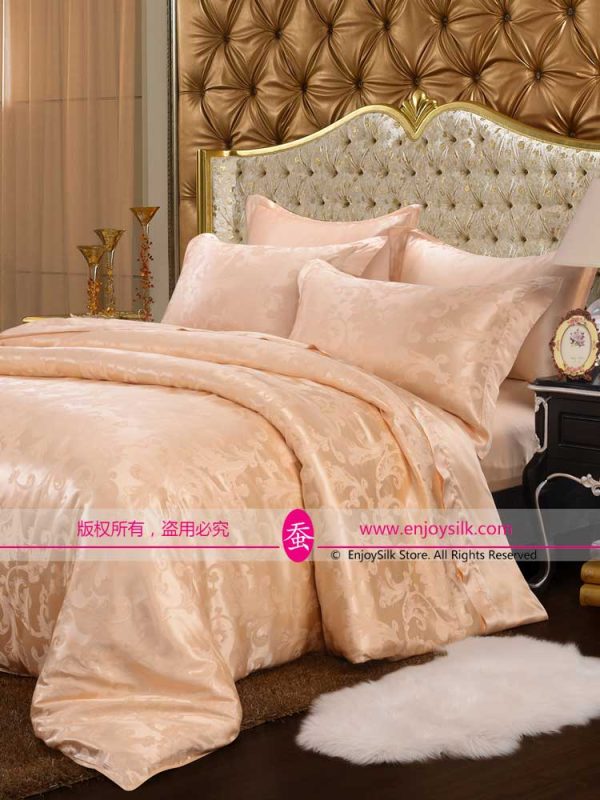 19mm Seamless 100% Silk Duvet Cover, Pillowcase & Fitted Sheet 4 PCS