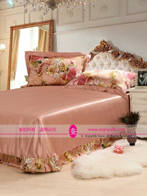 19mm Seamless 100% Silk Duvet Cover | Flat Sheet | Pillowcase Bedding Set