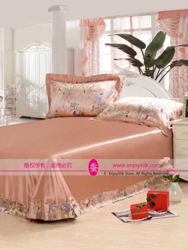 19mm Seamless 100% Silk Duvet Cover | Flat Sheet | Pillowcase Bedding Set
