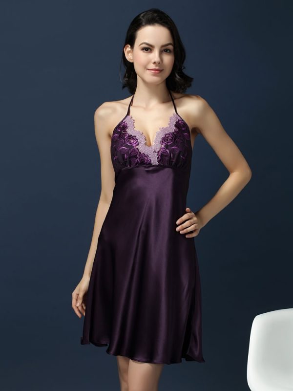 Sexy Chemise Women Silk Chemise