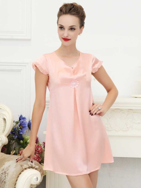 Silk NightShirt Pajamas