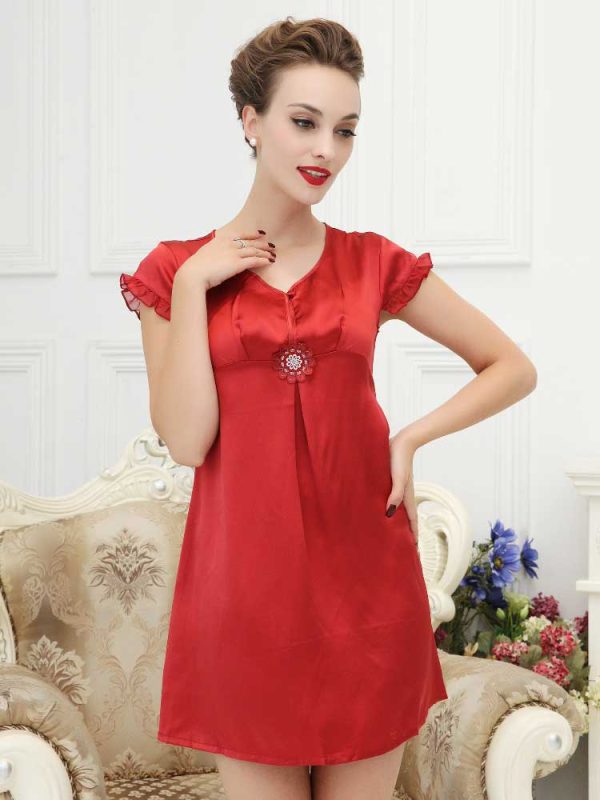 Silk NightShirt Pajamas