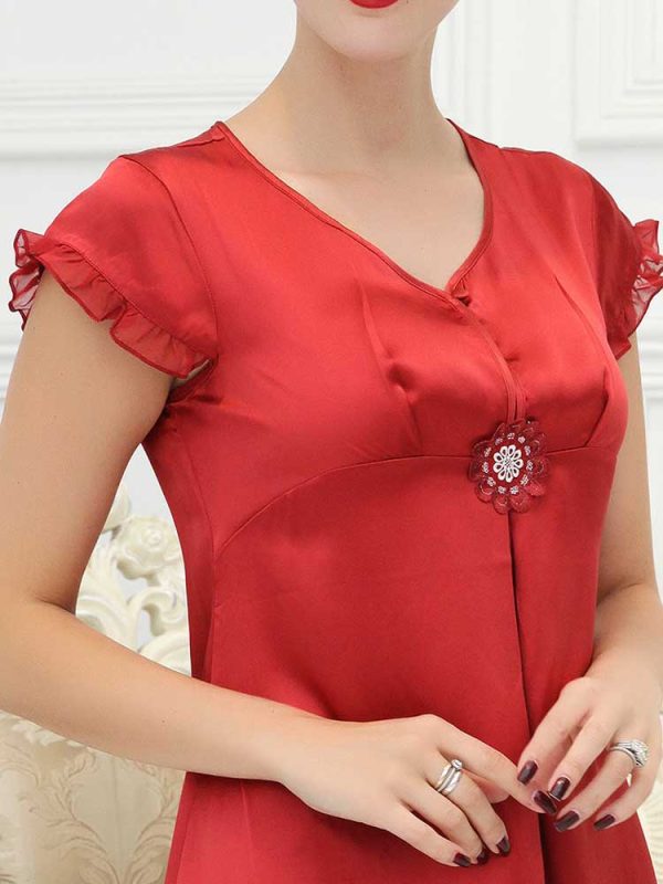 Silk NightShirt Pajamas