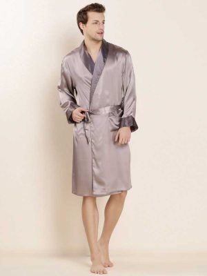 Classic Silk Robe, Pure Silk-303