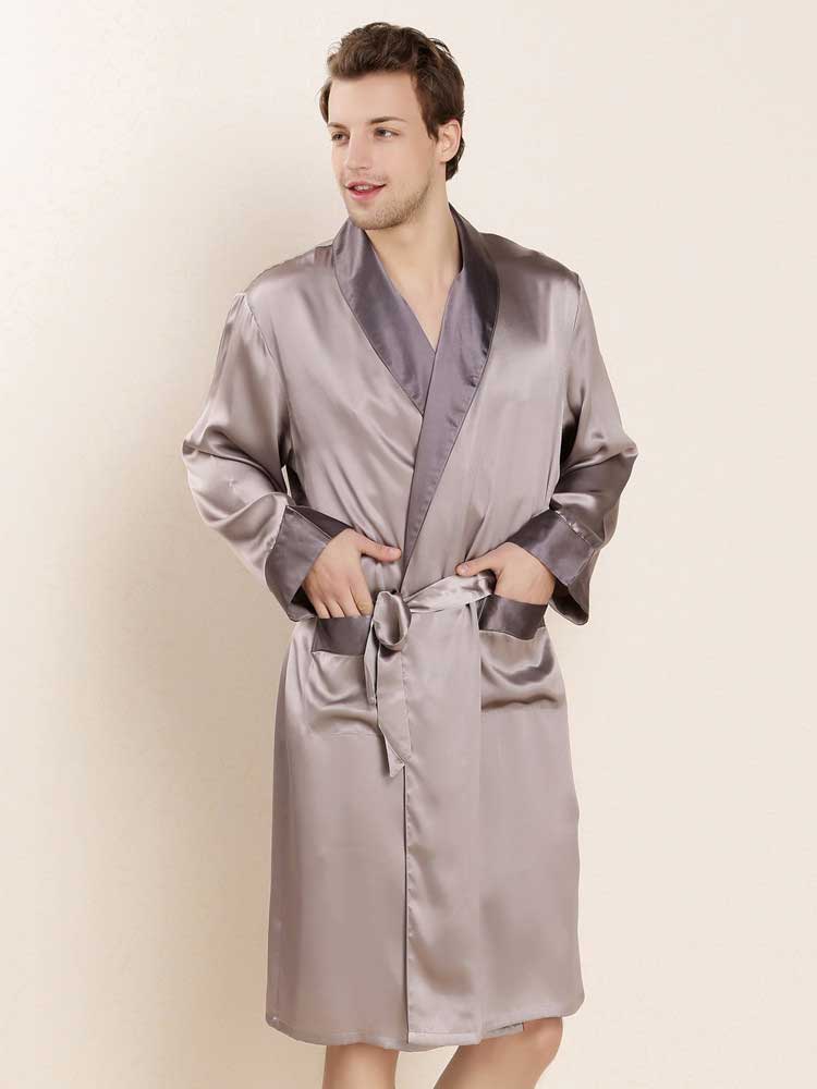 Classic Silk Robe, Pure Silk - Enjoy Natural Silk