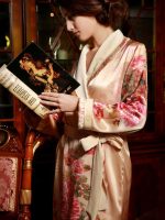 Winter Silk Plush Robe for Women