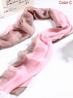 Gradient Silk Scarves | Long Silk Scarf