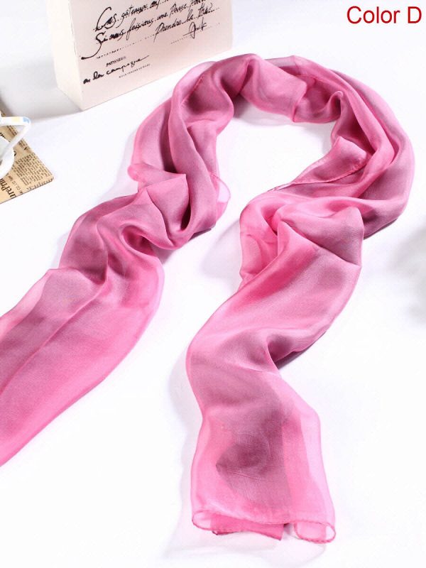 Gradient Silk Scarves | Long Silk Scarf