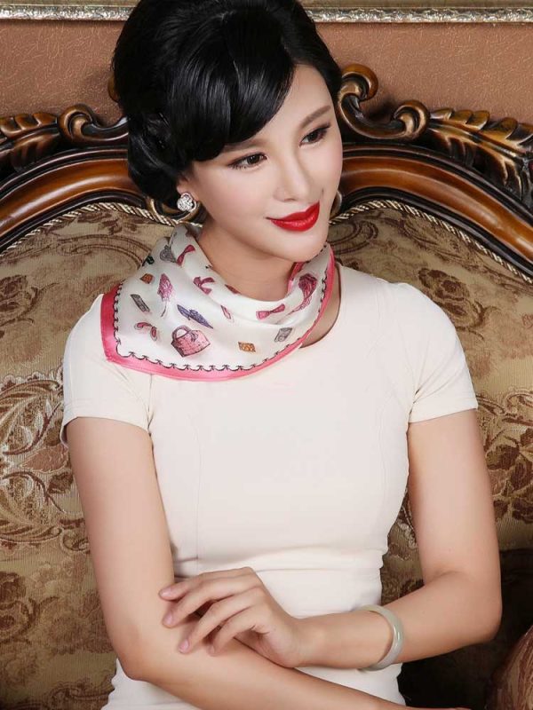 Women's Fashion Scarf Ladies Wraps Square Head Scarf Neck Chief