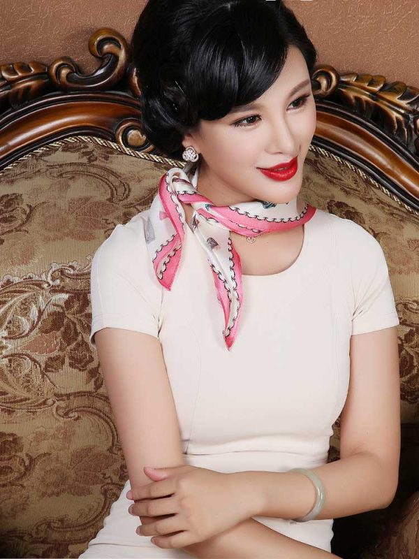 Women's Fashion Scarf Ladies Wraps Square Head Scarf Neck Chief