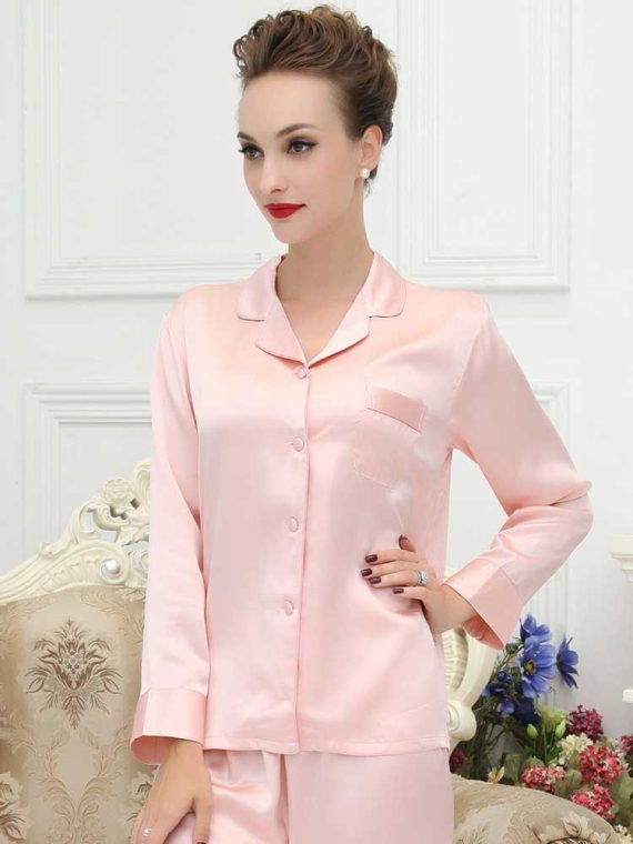 Women Soft Pure Silk Pajamas  US Size 4 - 18