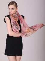 Leopard-Print Scarves | Long Silk Scarves