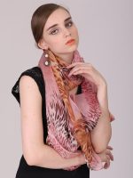 Leopard-Print Scarves | Long Silk Scarves